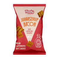 Foody Free Intense Lencsechips juharszirup- bacon ízű - 60g
