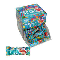 Crazy Gummy gyümölcs ízű rágógumi tetoválással 4 szem - 10 g
