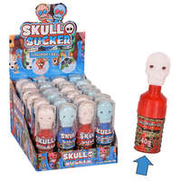 Skull Sucker nyalóka eper vagy áfonya ízű sziruppal - 40 g