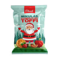 Mikulás gyümölcs ízű toffi - 100g