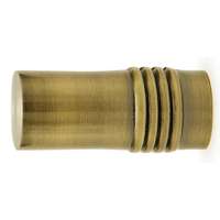 Boston végzáró 16 mm Ø rúdkarnishoz (5 cm) 2 db/cs (Fekete)