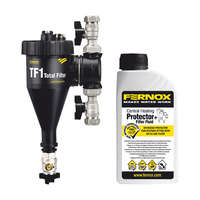 FERNOX FERNOX TF1 Total filter mágneses iszapleválasztó golyócsappal és Protector + Filter Fluid folyadékkal, 22 mm