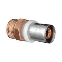 TE-SA TE-SA Press külső menetes átmeneti idom, 16 mm x 1/2" K