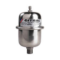 GITRAL GITRAL AB05 INOX 0.5 literes vízütés gátló tartály, 1/2"
