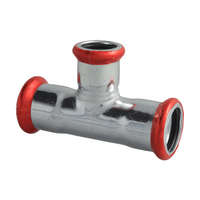 FixTrend FixTrend Steel Press szénacél szűkített T-idom, 42-22-42mm