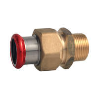 FixTrend FixTrend Steel Press szénacél külső menetes hollanderes átmenet, 22mm tok - 1/2"K