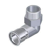 FixTrend FixTrend Inox press könyök külső menettel, 15 mm - 1/2"