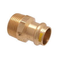IBP IBP PG4243G réz Press külső menetes átmeneti idom, gázra, 18mmx1/2"K