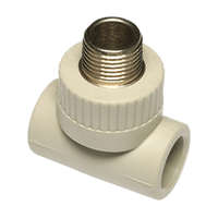 EkoPlastik EKOPLASTIK PP-R süthető T-idom fém menettel, 25 mm x 1/2" K