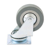 SIBRTEH SIBRTEH 125x15x36mm 100kg platform kerék forgatható, fém agy, csapágyazott