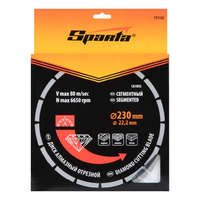 SPARTA SPARTA 230xM14 gyémánt beton vágótárcsa szegmentált EUROPA STANDARD
