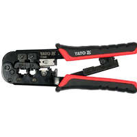 YATO YATO krimpelő fogó UTP hálózati (RJ45) és telefon (RJ11) csatlakozókhoz