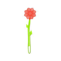 Esschert Design Virág alakú légycsapó, 46,5 cm, piros