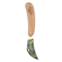Esschert Design Rozsdamentes acél kertész kés, kőrisfa nyéllel, arany színű, 18 cm