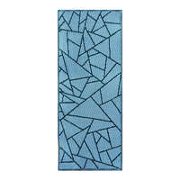 Esschert Design Absztrakt mintás kétoldalú kültéri szőnyeg, 120 x 60 cm