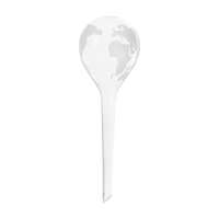 Esschert Design Virágföldbe szúrható üveg vízadagoló, földgömb mintával, 20 cm
