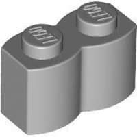 LEGO® Világos kékeszöld LEGO Módosított kocka 1 x 2 fatörzs mintázattal