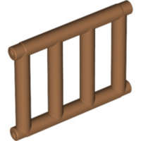 LEGO® Közép bőrszín LEGO Rúd 1 x 4 x 3 rács végi kiemelkedésekkel