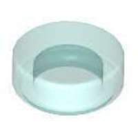 LEGO® Átlátszó világoskék LEGO Kerekített csempe 1 x 1