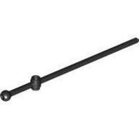 LEGO® Fekete LEGO Rúd 12 hosszú nyitott bütyökkel vontatógolyó és nyílás (hajóárbóc)