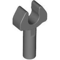 LEGO® Sötét kékesszürke LEGO Rúd 1 hosszú klippes mechanikus karom – vágott szélek és oldalsó lyuk