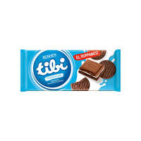 Tibi Tibi táblás tejcsokoládé tejkrém-karamell-keksz - 100g
