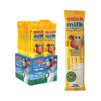 Quick Milk Quick Milk vanília ízű ízesített szívószál - 30g