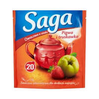 Saga Saga gyümölcs tea birs-eper 20 filter - 34g