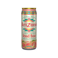  AriZona fekete tea barack fémdoboz - 500 ml