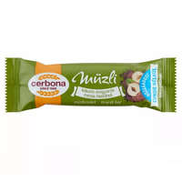 Cerbona kakaós-mogyorós müzliszelet, hozzáadott cukor nélkül - 20g