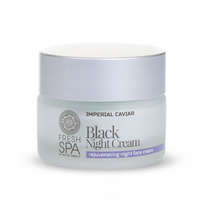 Natura Siberica Black rejuvenating skin night cream Fresh Spa Imperial Caviar (Black Night Cream) 50 ml, női