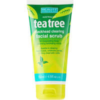Beauty Formulas Tea Tree skin peeling (Blackhead Clearing Facial Scrub) 150 ml, női