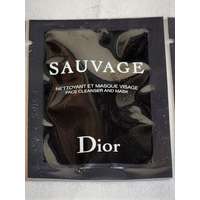 Dior Christian Dior Sauvage - tisztító maszk és gél 2 az 1-ben, férfi