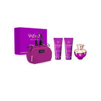 Versace Versace Dylan Purple Ajándékszett, Eau de Parfum 100 ml + testápoló 100 ml + tusfürdő 100 ml + táska, női