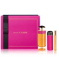 Prada Prada Candy Ajándékszett, Eau de Parfum 80ml + Eau de Parfum 7ml + Body Milk 75ml, női