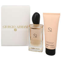 Giorgio Armani Giorgio Armani Si Ajándékszett, Eau de Parfum 100ml + Body Milk 75ml (Travel set), női