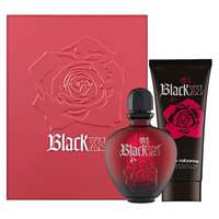 Paco Rabanne Paco Rabanne Black XS for Her Ajándékszett, Eau de Toilette 50ml + Body Milk 100ml (Metal Box), női