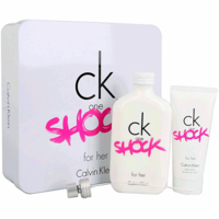 Calvin Klein Calvin Klein CK One Shock for Her Ajándékszett, Eau de Toilette 200ml + BL 100ml, női
