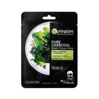 Garnier Black Textile Mask with Seaweed Extract Pure Charcoal Skin Natura l s (Black Tissue Mask) 28 g, női