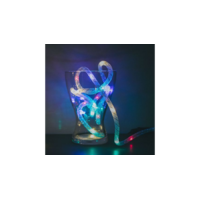 Globiz Karácsonyi fényfüzér - multicolor / ezüst szállal - 2 m - 2 x AA