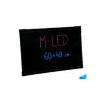 MK-Audio M-LED LB-60ST Írható LED reklám tábla, STANDARD (60×40 cm) + 1 db filc (3 méretben)