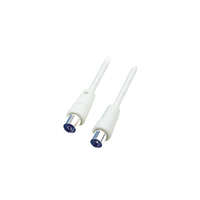 USE Home RF 1 koax kábel, dugó-aljzat, dupla árnyékolás, 1,5m, fehér