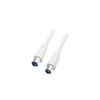 USE Home RF 10 koax kábel, dugó-aljzat, dupla árnyékolás, 10m, fehér