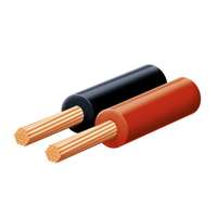 USE SAL KL 0,15 hangszóróvezeték, piros-fekete, 2 x 0,15 mm2, 0,1 mm elemi szál, 100 m/ tekercs