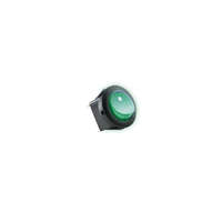 USE Home AKV 02 világítós billenőkapcsoló, 1 áramkör - 2 állás, 12 V, zöld, kerek