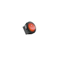 USE Home AKV 01 világítós billenőkapcsoló, 1 áramkör - 2 állás, 12 V, piros, kerek