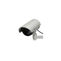 HOME Home HSK 110 kültéri álkamera, valódi kameraforma, dönthető-elforgatható rögzítés, piros villogó LED, kültéri/beltéri használat, elemes tápellátás