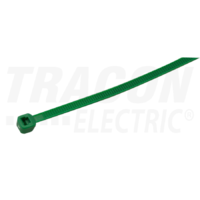 Tracon Normál kábelkötegelő, zöld 203×3,6mm, D=2-52mm, PA6.6