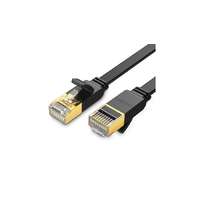 UGREEN UGREEN NW106 Ethernet RJ45 Plochý síťový kabel , Cat.7, STP, 3m (černý)