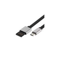 USE Home USBF 2 töltőkábel, 2 oldalú, fordítható, USB-A dugó, microUSB-B dugó, 2m, 2,1A, adatkábel